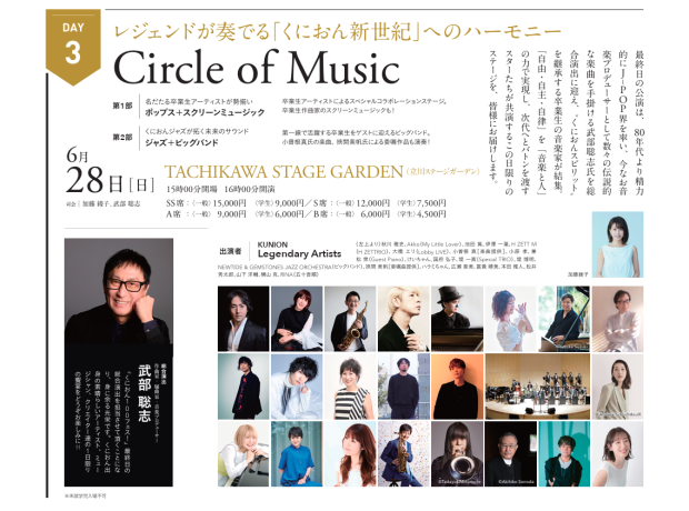 くにおん100フェス!『Circle of Music』　出演について